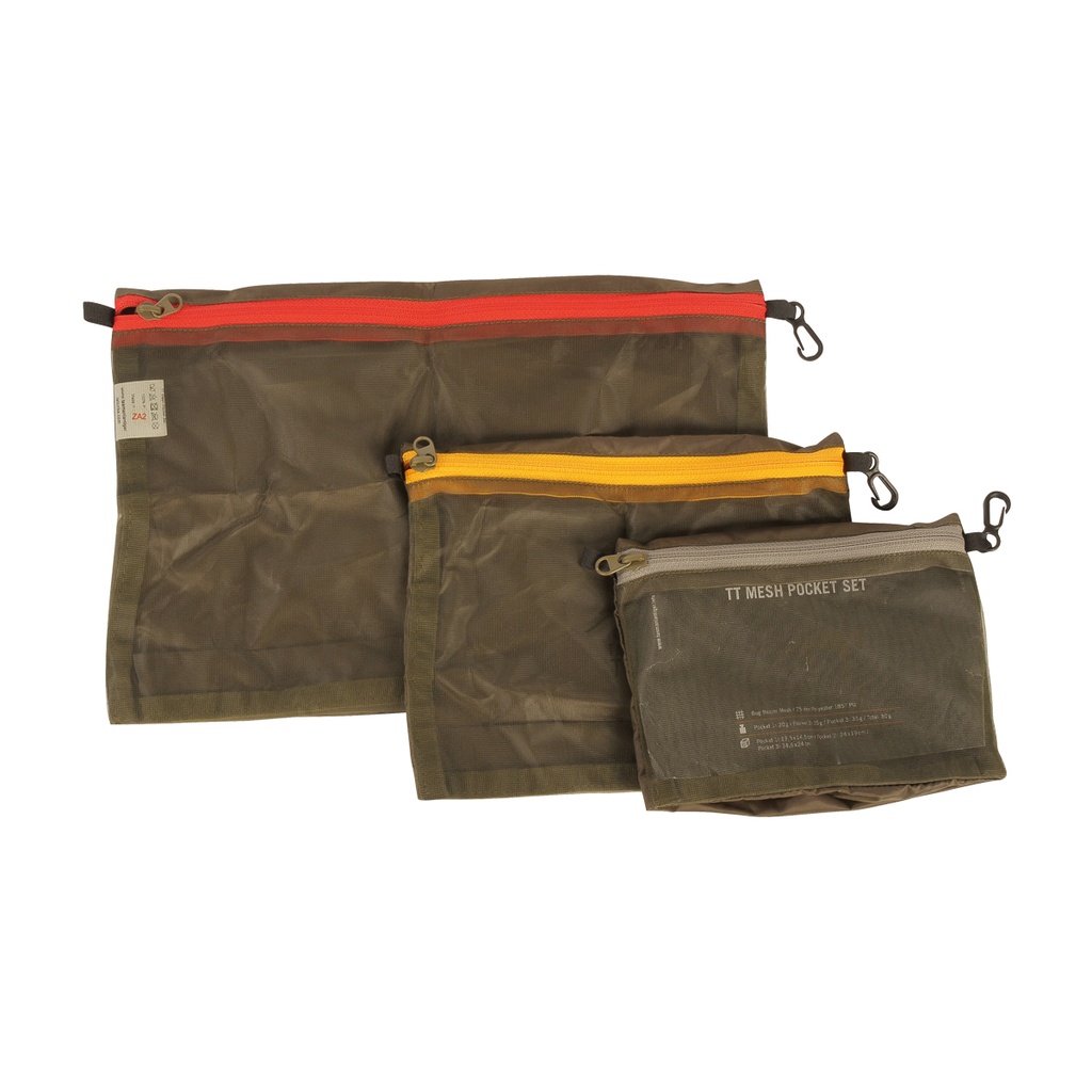 Tasmanian Tiger Mesh Pocket Set olive
