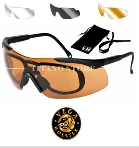 [ZVEW06N] Vega Lunettes de tir Glory VH - noir