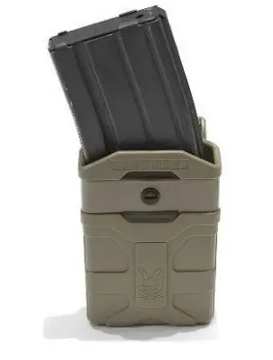 Warrior Assault SGL Polymer M4 Mag Pouch - Dark Earth