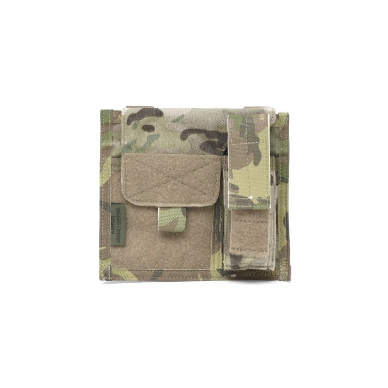 [ZW-EO-ADMIN-L-MC] Warrior Assault Large Admin Panel + Pouch 9MM/Torch - Multicam