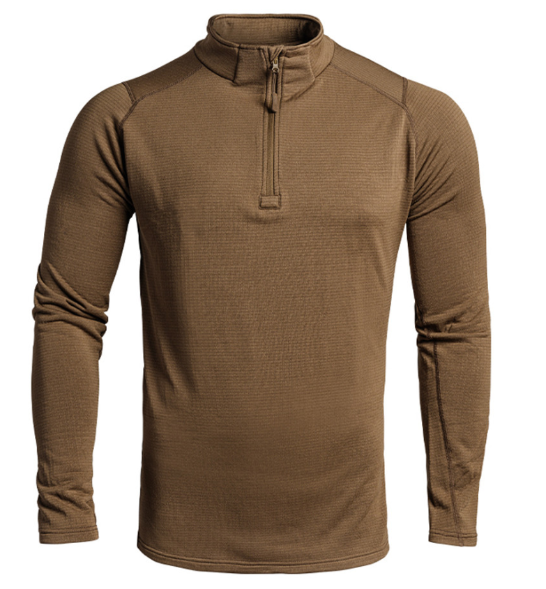 [Z97236-S] A10 Sweat zippé Thermo Performer -10°C > -20°C (Coyote, S)