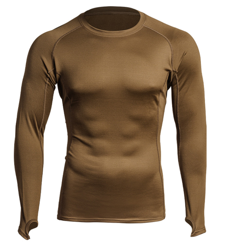 [Z97238-XS] A10 T-SHIRT THERMO PERFORMER 0°/-10° VERT OD T-L (Coyote, XS)