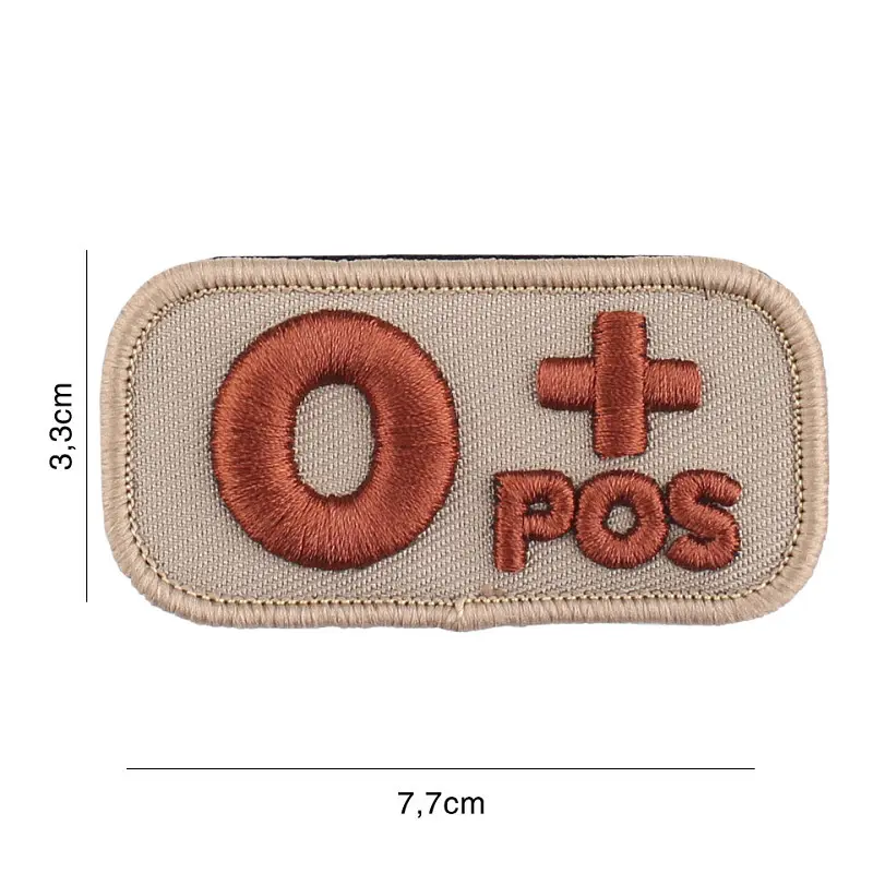 Badge Sanguin Brodé petit