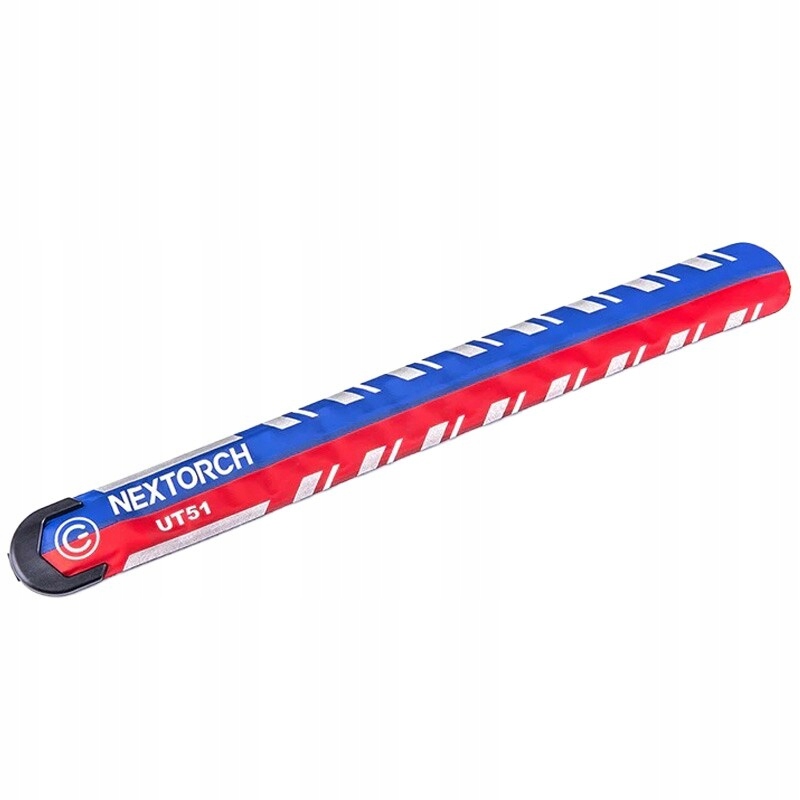 [ZUT51] Nextorch - Brassard Flexible UT51 - Bleu et rouge -rechargeable USB-C