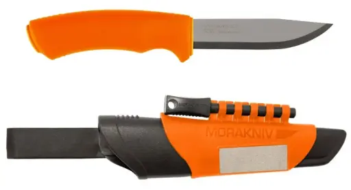 [Z12051] MORAKNIV BUSHCRAFT SURVIVAL ORANGE INOX