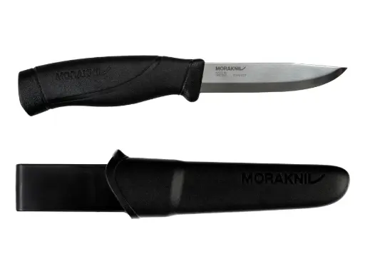 [Z13158] Morakniv Companion HeavyDuty MG - Lame Acier inoxydable - noir